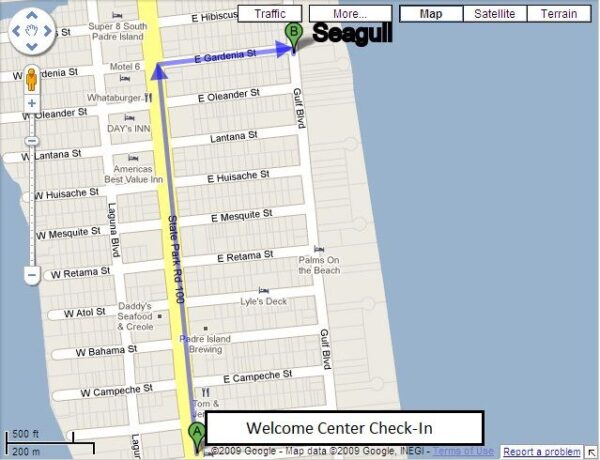 Seagull Condos map